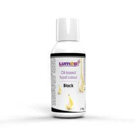 Colorant alimentar pe baza de ulei Negru, 50g - Lumea