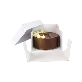 Cutie tort Alb, 40 cm - PME - Img 3