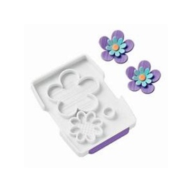 Decupator "Cut & Press" Buton si Flori - Wilton - Img 2