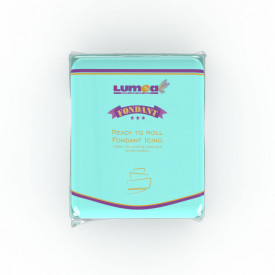 Fondant Albastru Pastel, 250g - Lumea - Img 1
