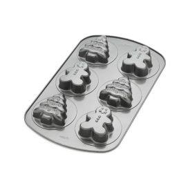 Forma de copt Craciun cu 6 cavitati - Wilton - Img 1