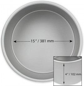 Forma de copt din aluminiu rotund, ∅:38 x h10 cm - PME - Img 2
