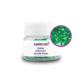 Fulgi Iridescent Verde, 15g - Lumea
