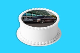 Imagine comestibila tort din Zahar, Audi model 3 - Lumea - Img 4