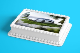 Imagine comestibila tort din Zahar, Lamborghini model 1 - Lumea - Img 2