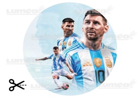 Imagine comestibila tort din Zahar, Messi model 4 - Lumea - Img 3