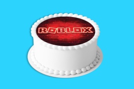 Imagine comestibila tort din Zahar, Roblox model 1 - Lumea - Img 4