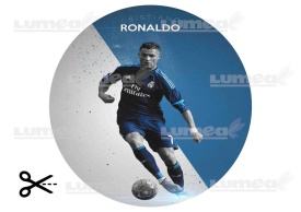 Imagine comestibila tort din Zahar, Ronaldo model 1 - Lumea - Img 3