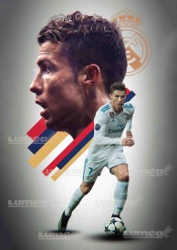 Imagine comestibila tort din Zahar, Ronaldo model 5 - Lumea - Img 1
