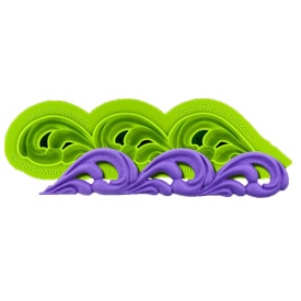 Mulaj silicon "Flourish Border" - Marvelous Molds - Img 2