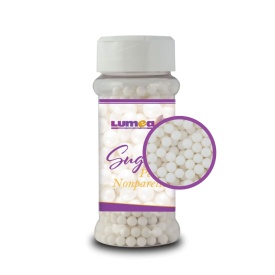 Perle din zahar alb 7mm, 80g - Lumea