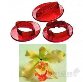 Set decupatoare orchidea, 3 bucati - Lumea