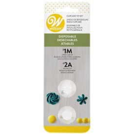 Set Dui de ornare model Stea Deschis si rotund, #1M, #2A - Wilton - Img 1