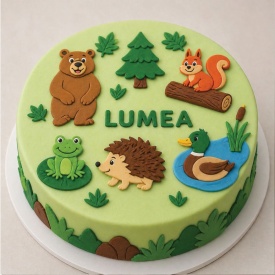 Set fondant Forest mix, 100g x 5 buc. - Lumea - Img 2