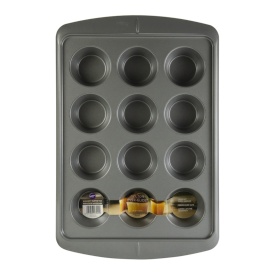 Tava de copt pentru 12 briose din otel - Wilton - Img 1