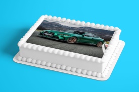 Vafa tort BMW Sport verde - Lumea - Img 2