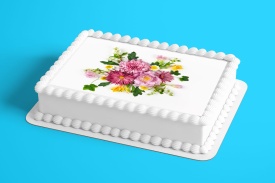 Vafa tort Buchet de Flori model 6 - Lumea - Img 2
