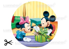 Vafa tort Mickey si Minnie cu cadou - Lumea - Img 3