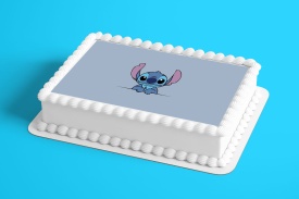 Vafa tort Stitch cu fundal Gri - Lumea - Img 2