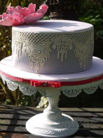 Вирджински силиконов калъп за дантела - Crystal Lace - Img 6