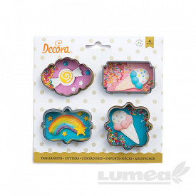 Комплект резачки, мини рамка, 4 части - Decora - Img 9