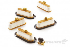 Монопорция Tavi "Oblong", 102mm x 42mm, 100pcs - SilikoMart - Img 2