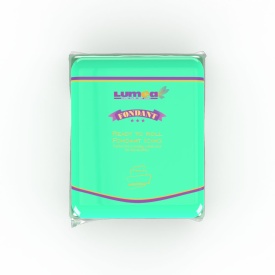 Неоново тюркоазен фондан, 250 г - The World