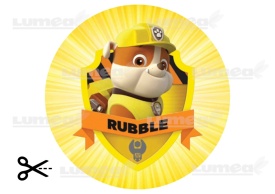 Полезна снимка на захарна торта "Paw Patrol Rubble" - Светът - Img 3