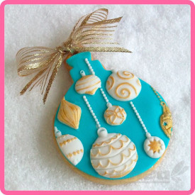 Силиконов калъп за коледни украшения, L10,5 cm x W 10,5 cm - Katy Sue - Img 3