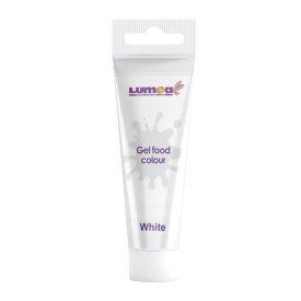 Colorant alimentar gel Alb, tub, 30g - Lumea