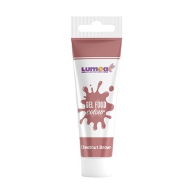 Colorant alimentar gel Maro Castaniu, tub, 30g - Lumea