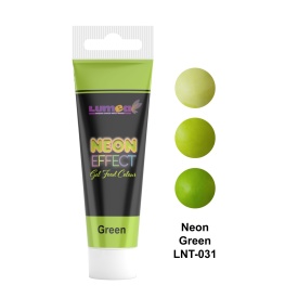 Colorant alimentar gel Verde efect Neon, 30g - Lumea - Img 2