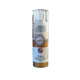 Colorant alimentar pudra de suprafata Aur Stralucitor cu pulverizator, 10g - Lumea