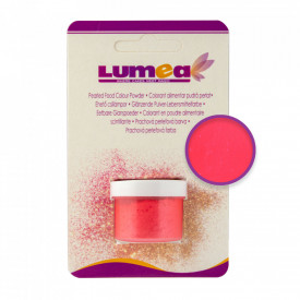 Colorant alimentar pudra de suprafata Rosu Capsuna perlat, 4g - Lumea