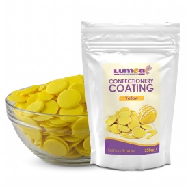 Cuvertura Galbena cu aroma de Lamaie, 250g - Lumea