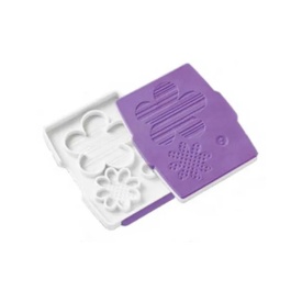 Decupator "Cut & Press" Buton si Flori - Wilton - Img 3