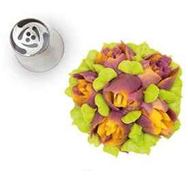 Dui de ornare "Flower tube 01" - SilikoMart