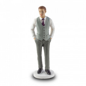 Figurine Mire in costum gri - deKora - Img 1