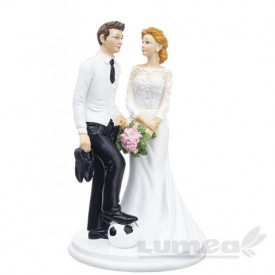 Figurine Mire si Mireasa Fotbal - Lumea