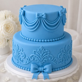 Fondant Albastru Inchis, 250g - Lumea - Img 2