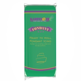 Fondant Verde Smarald, 1kg - Lumea