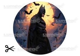 Imagine comestibila tort din Zahar Batman in noapte - Lumea - Img 3