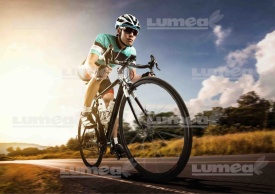 Imagine comestibila tort din Zahar, Biciclist model 2 - Lumea - Img 1