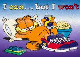 Imagine comestibila tort din Zahar, Garfield model 1 - Lumea - Img 1