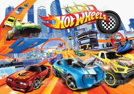 Imagine comestibila tort din Zahar Hot Wheels Cursa speciala - Lumea