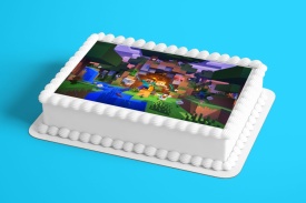 Imagine comestibila tort din Zahar, Minecraft scapare din mina - Lumea - Img 2