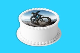 Imagine comestibila tort din Zahar Mountain Bike - Lumea - Img 4