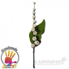 Lacramioara din pasta de zahar, L22 cm x l 3 cm x h2 cm, 20g - Lumea