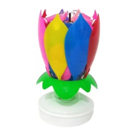 Lumanare floare magica, Tricolor - Lumea