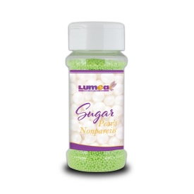 Nonpareils verde lime, 90g - Lumea - Img 1